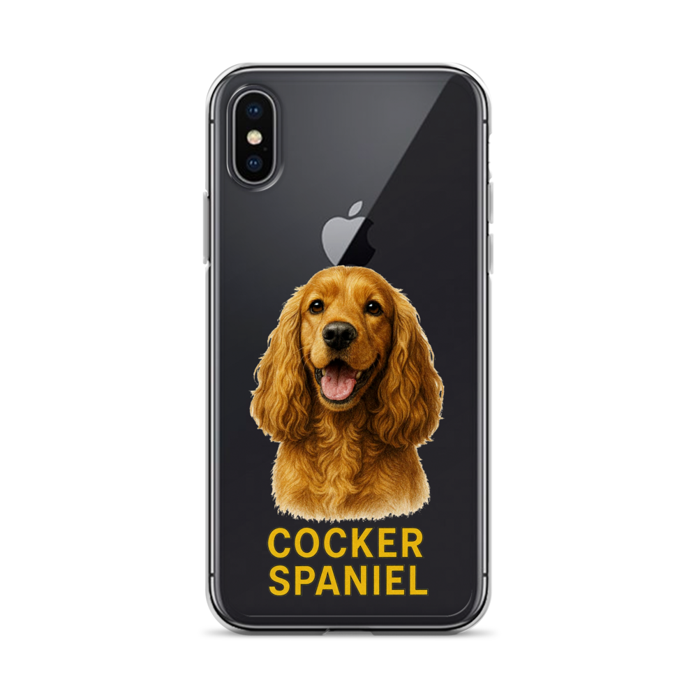 Cocker Spaniel Clear Case for iPhone