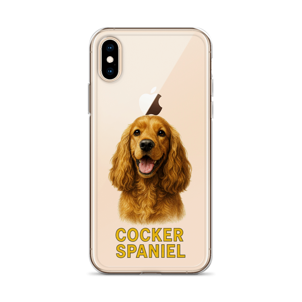 Cocker Spaniel Clear Case for iPhone