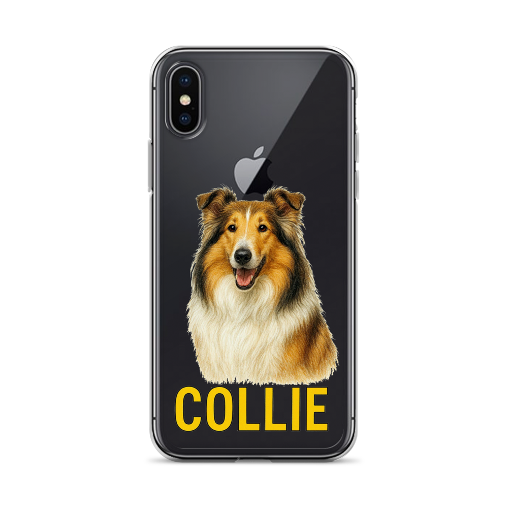 Collie Clear Case for iPhone