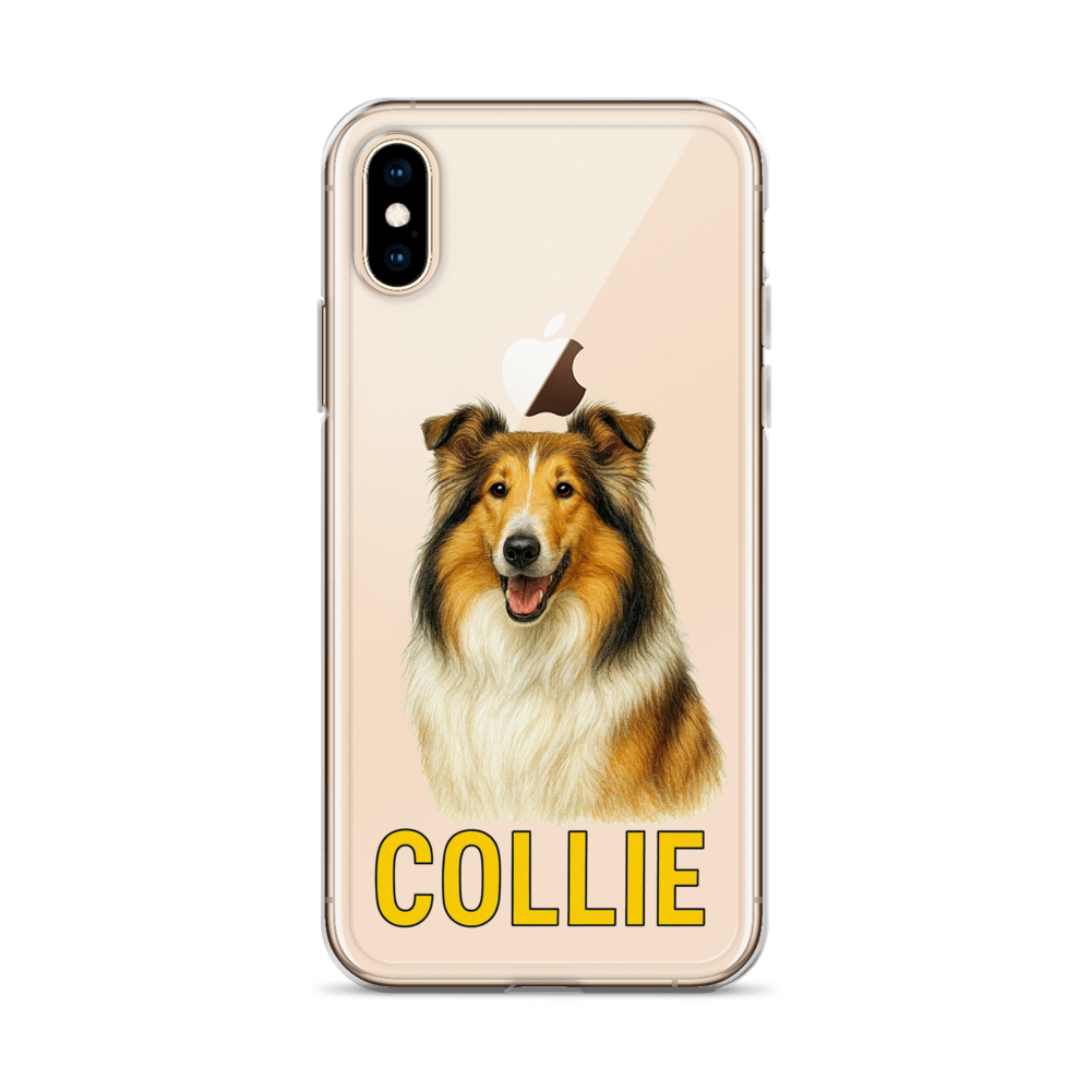 Collie Clear Case for iPhone
