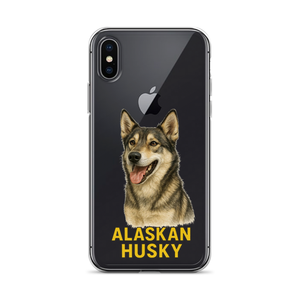 Alaskan Husky Clear Case for iPhone