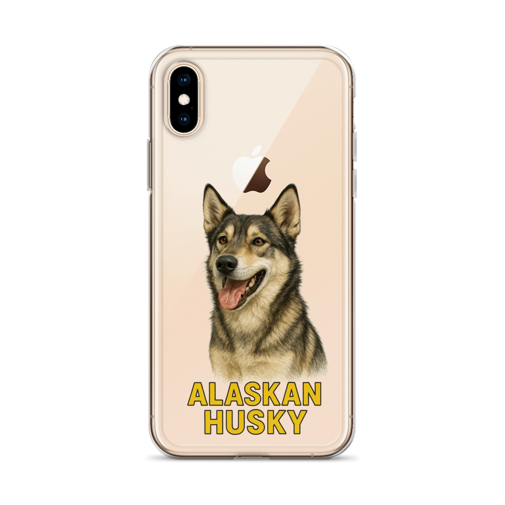 Alaskan Husky Clear Case for iPhone