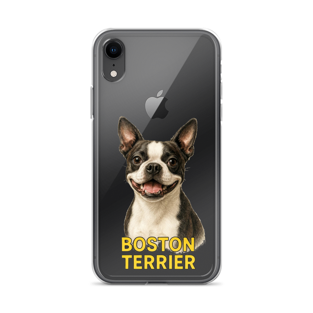 Boston Terrier Clear Case for iPhone