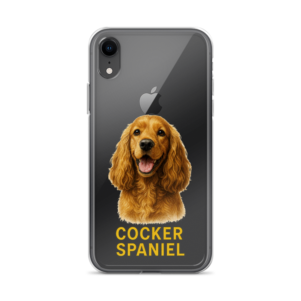 Cocker Spaniel Clear Case for iPhone