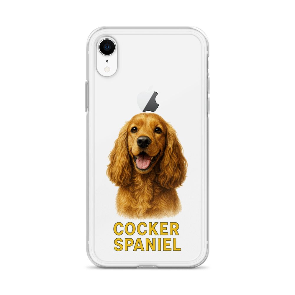 Cocker Spaniel Clear Case for iPhone