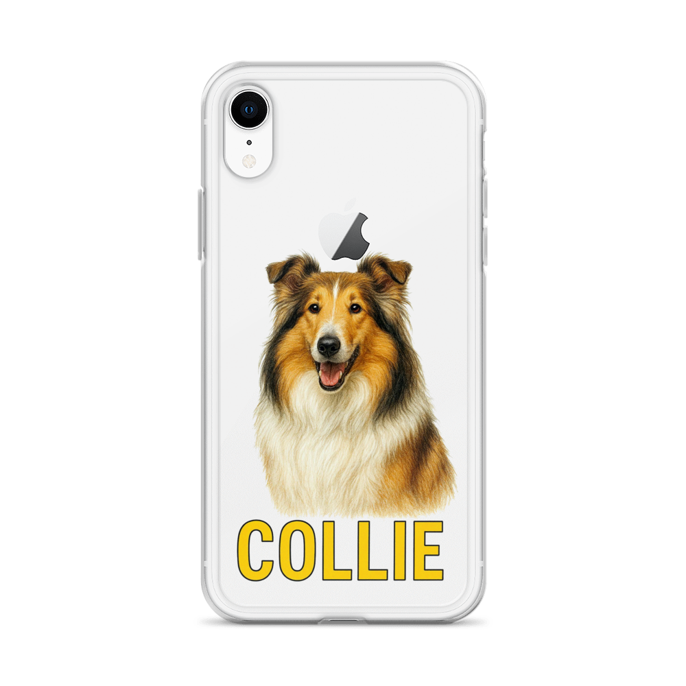 Collie Clear Case for iPhone
