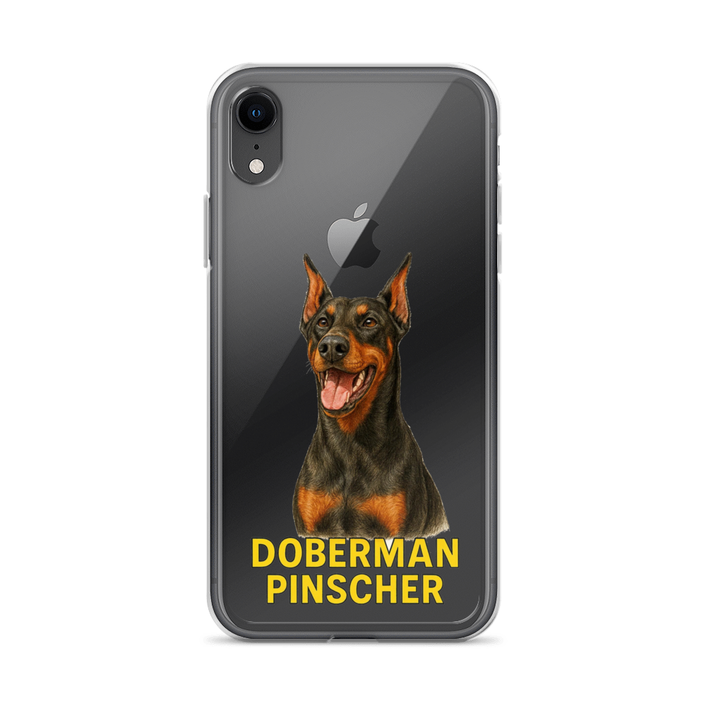 Doberman Pinscher Clear Case for iPhone