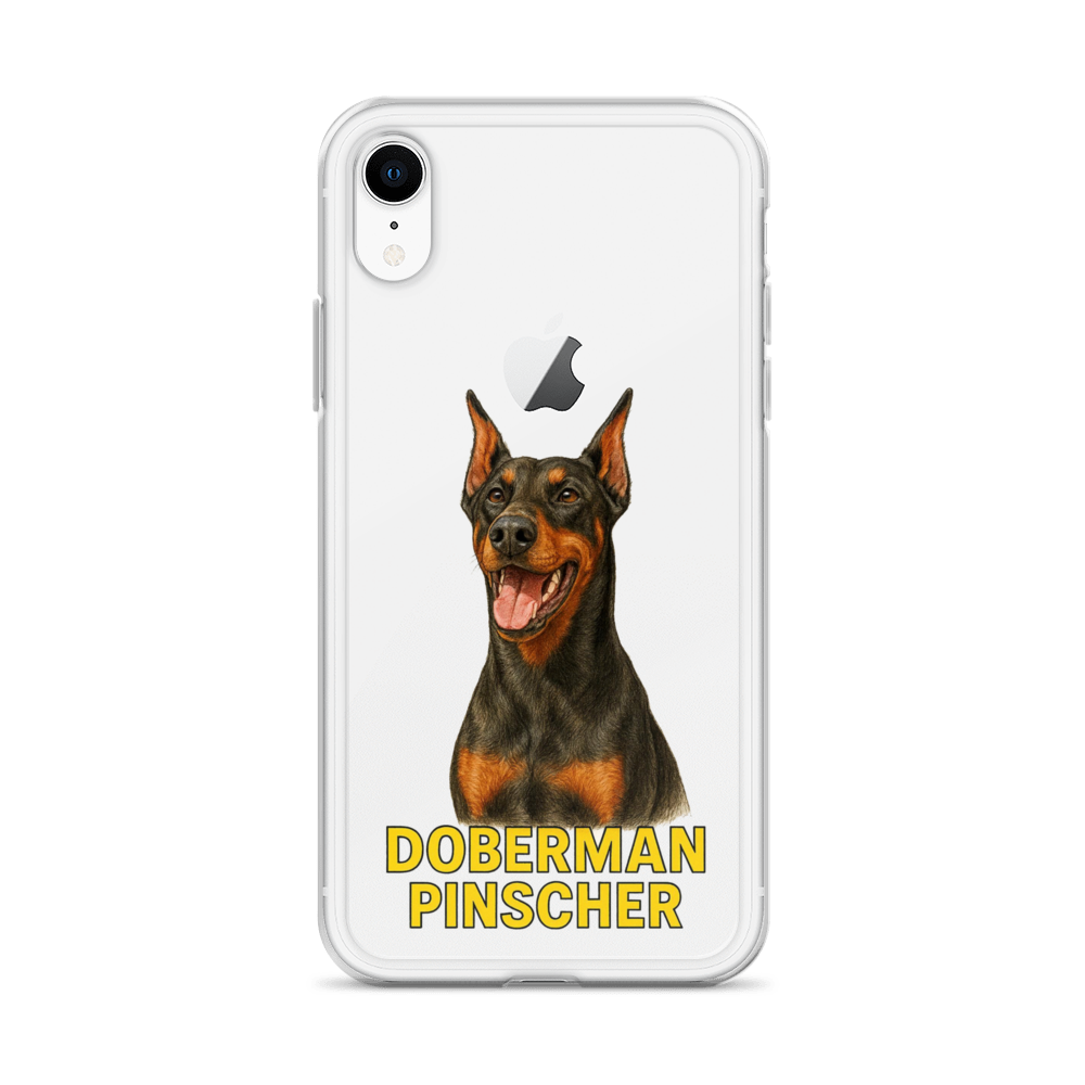 Doberman Pinscher Clear Case for iPhone