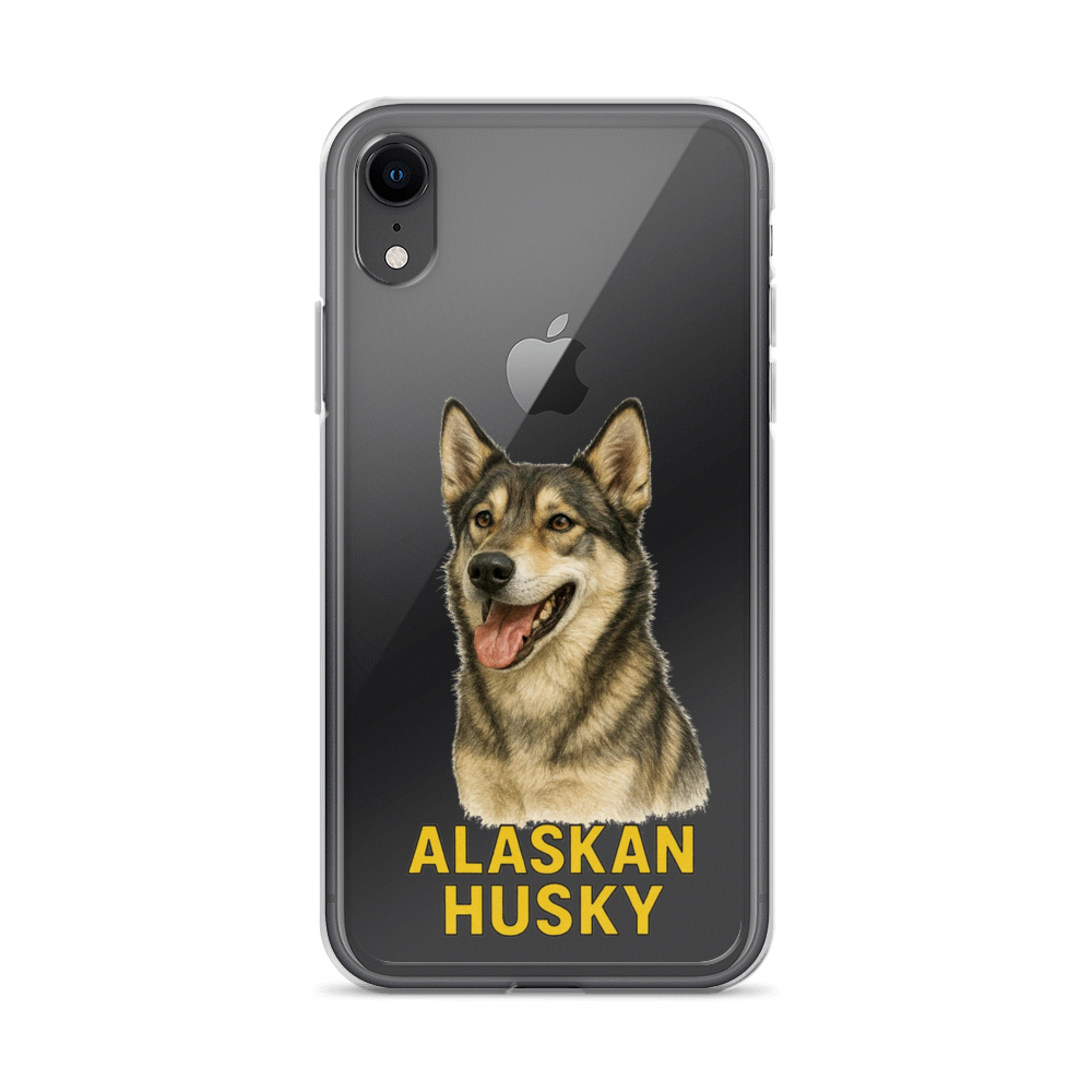 Alaskan Husky Clear Case for iPhone
