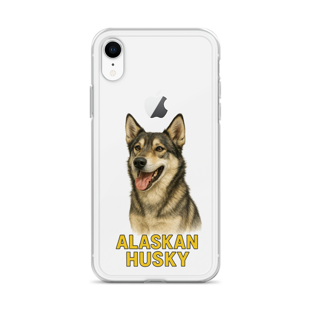 Alaskan Husky Clear Case for iPhone