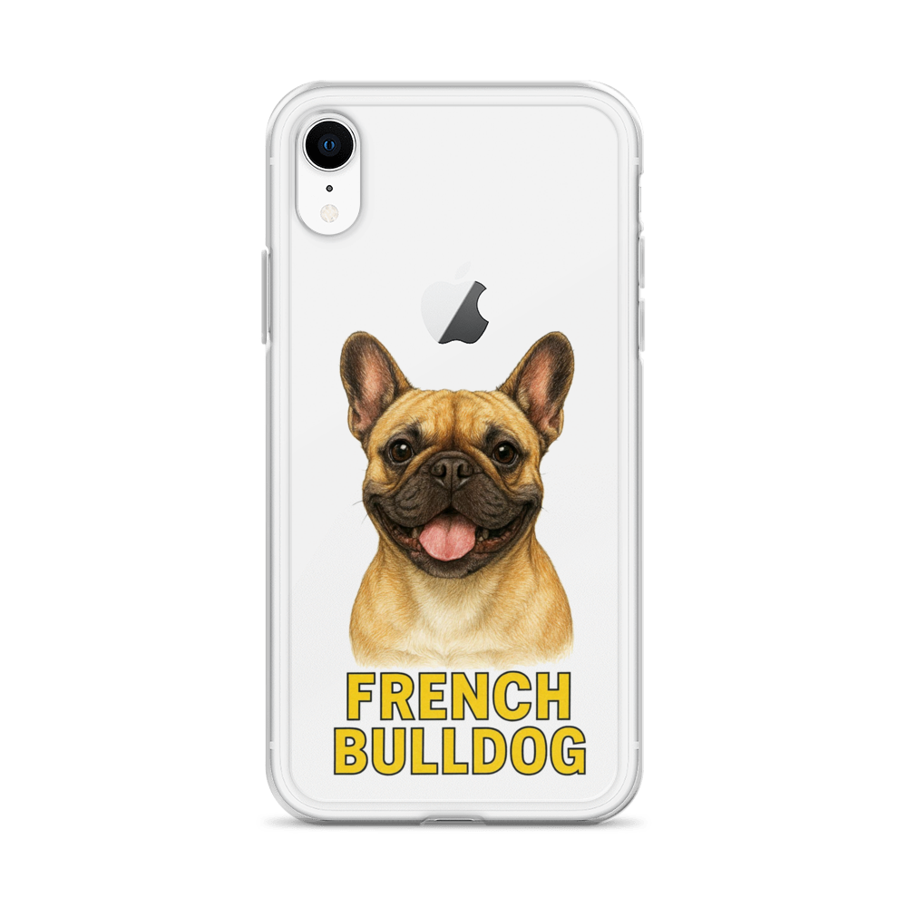 French Bulldog Clear Case for iPhone