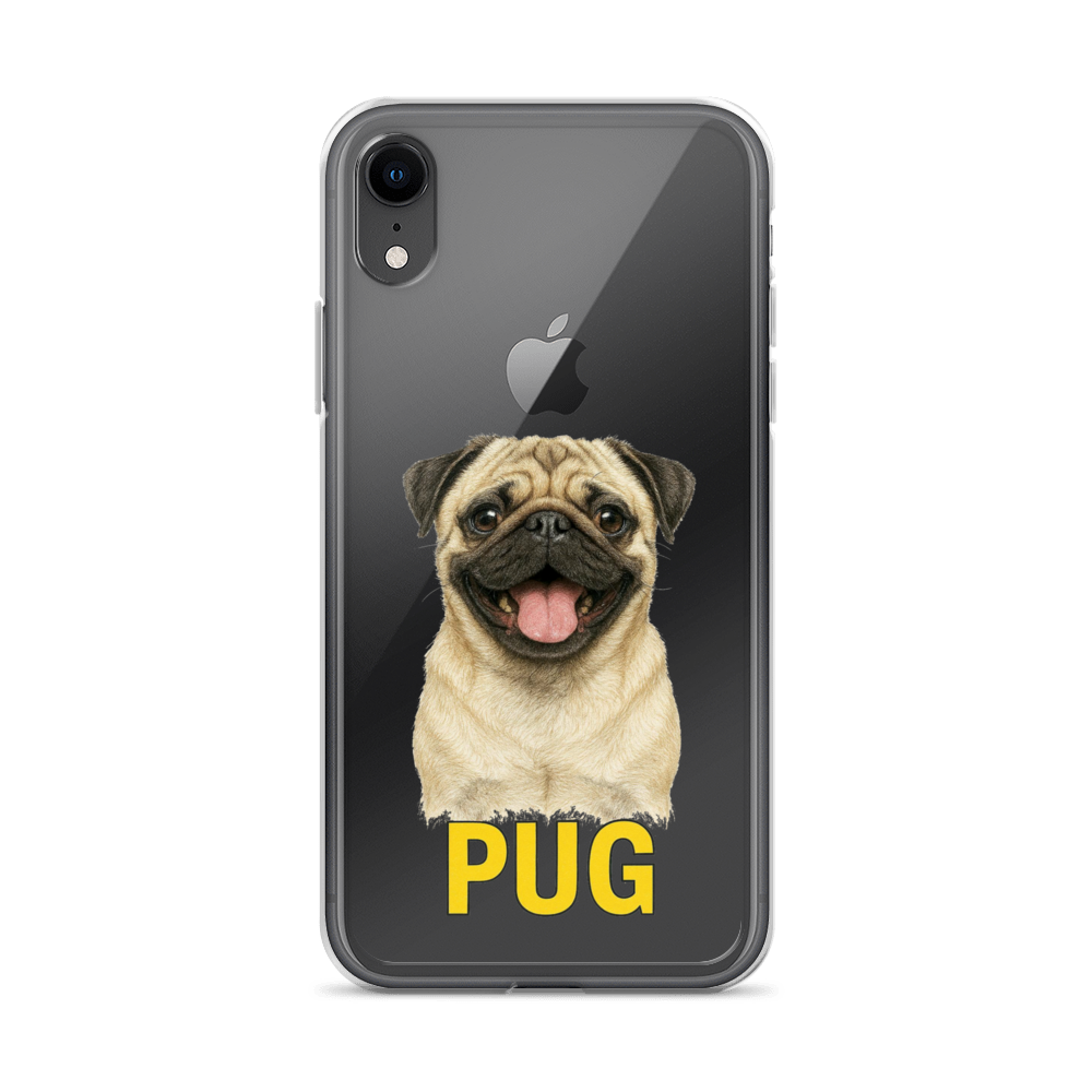Pug Clear Case for iPhone