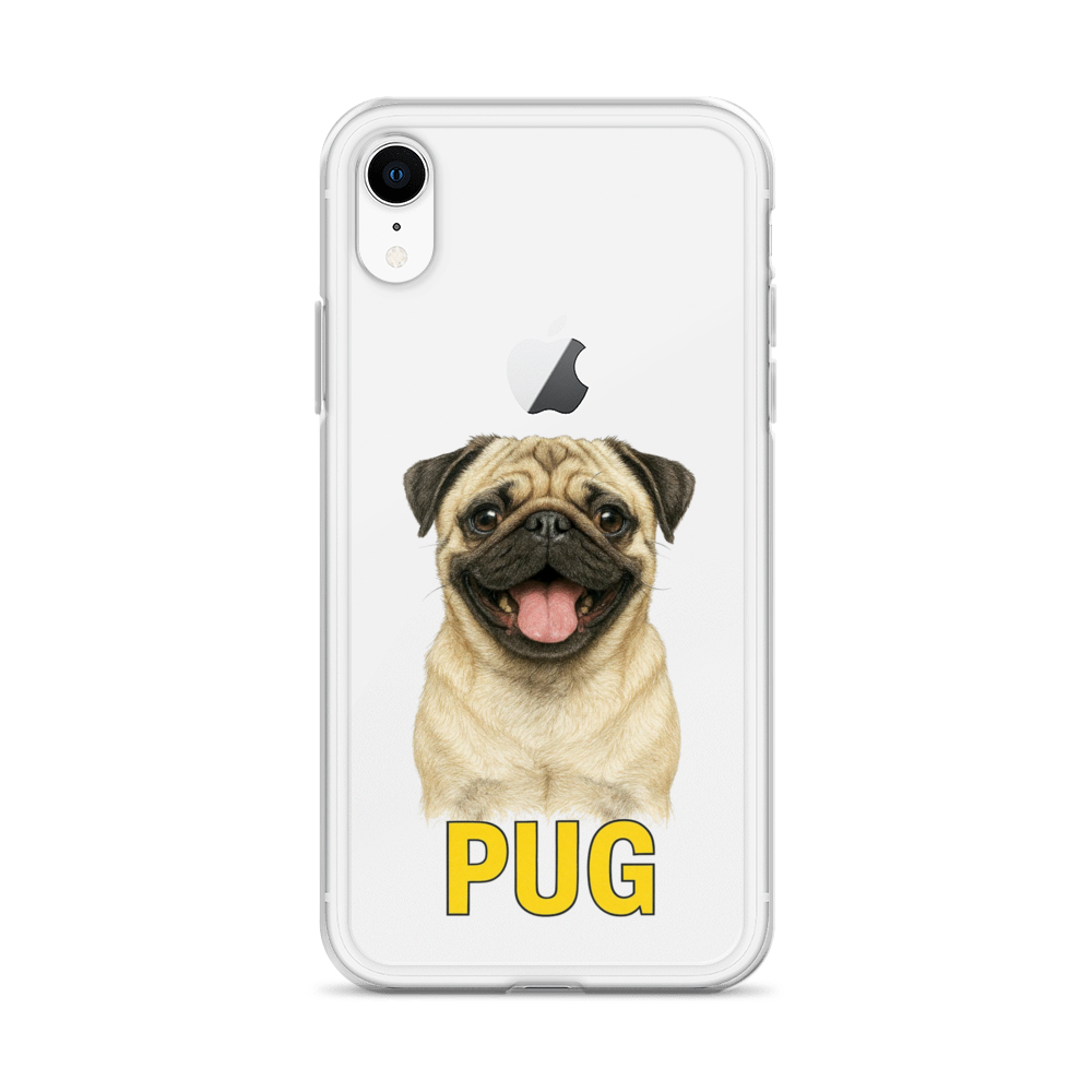 Pug Clear Case for iPhone