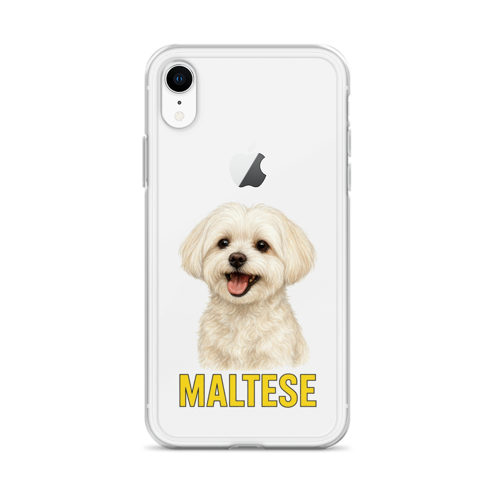 Maltese Clear Case for iPhone