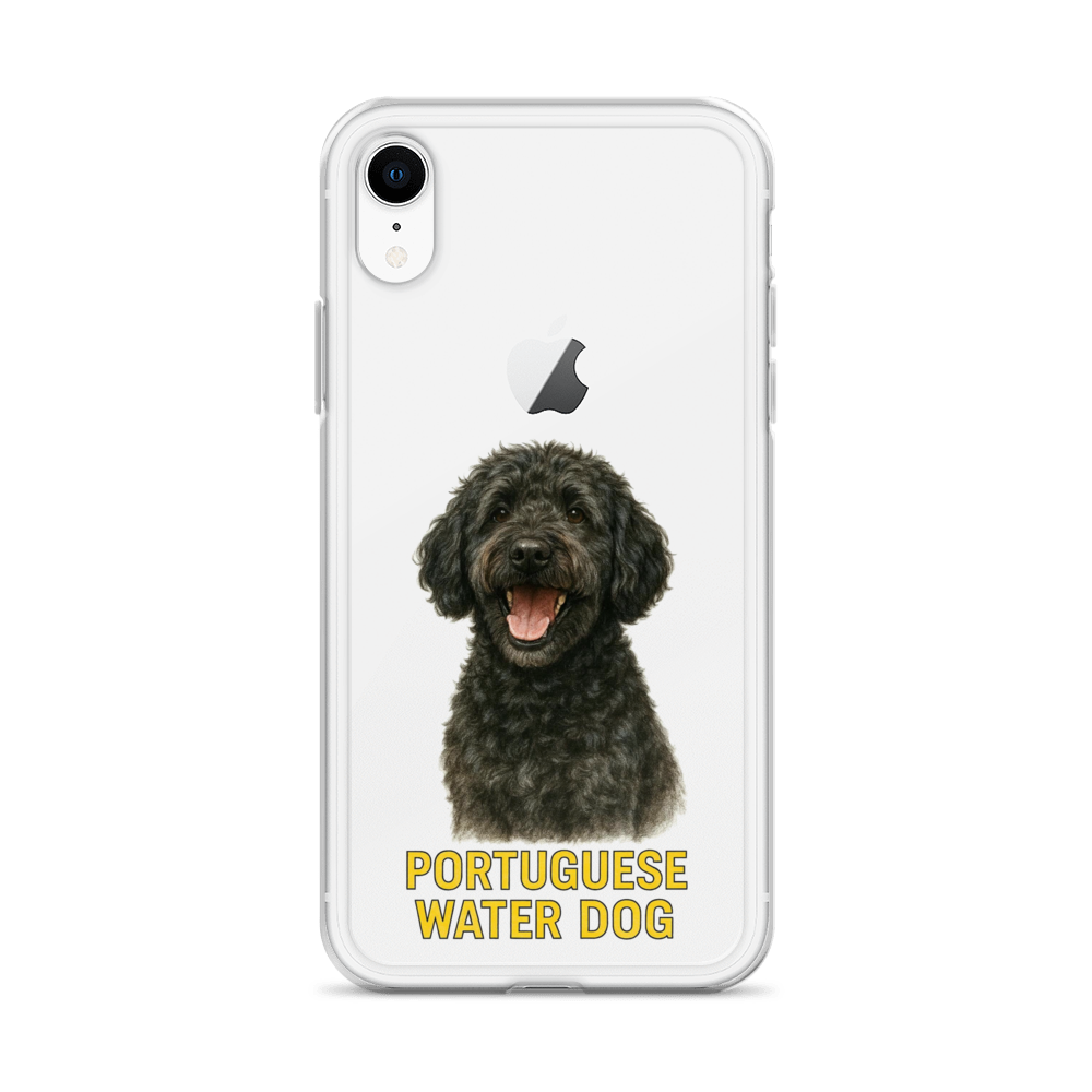 Portuguese Water Dog Clear Case for iPhone
