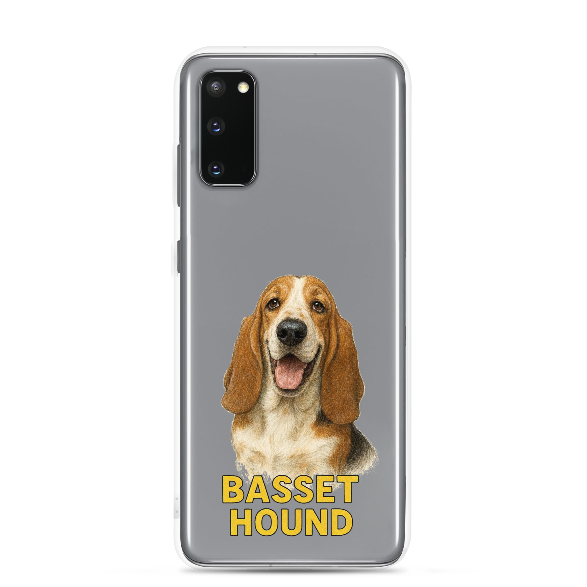 Basset Hound Clear Case for Samsung
