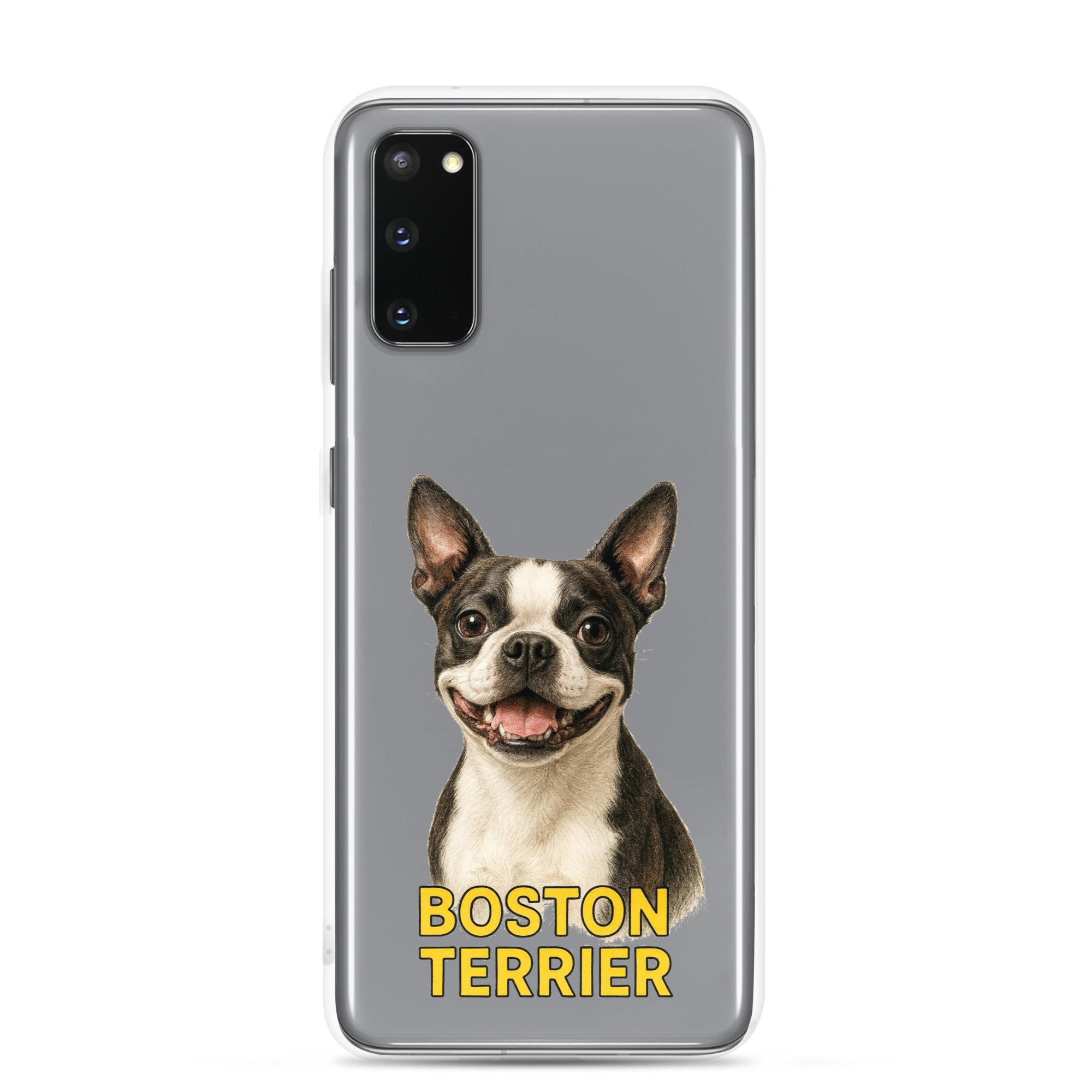 Boston Terrier Clear Case for Samsung
