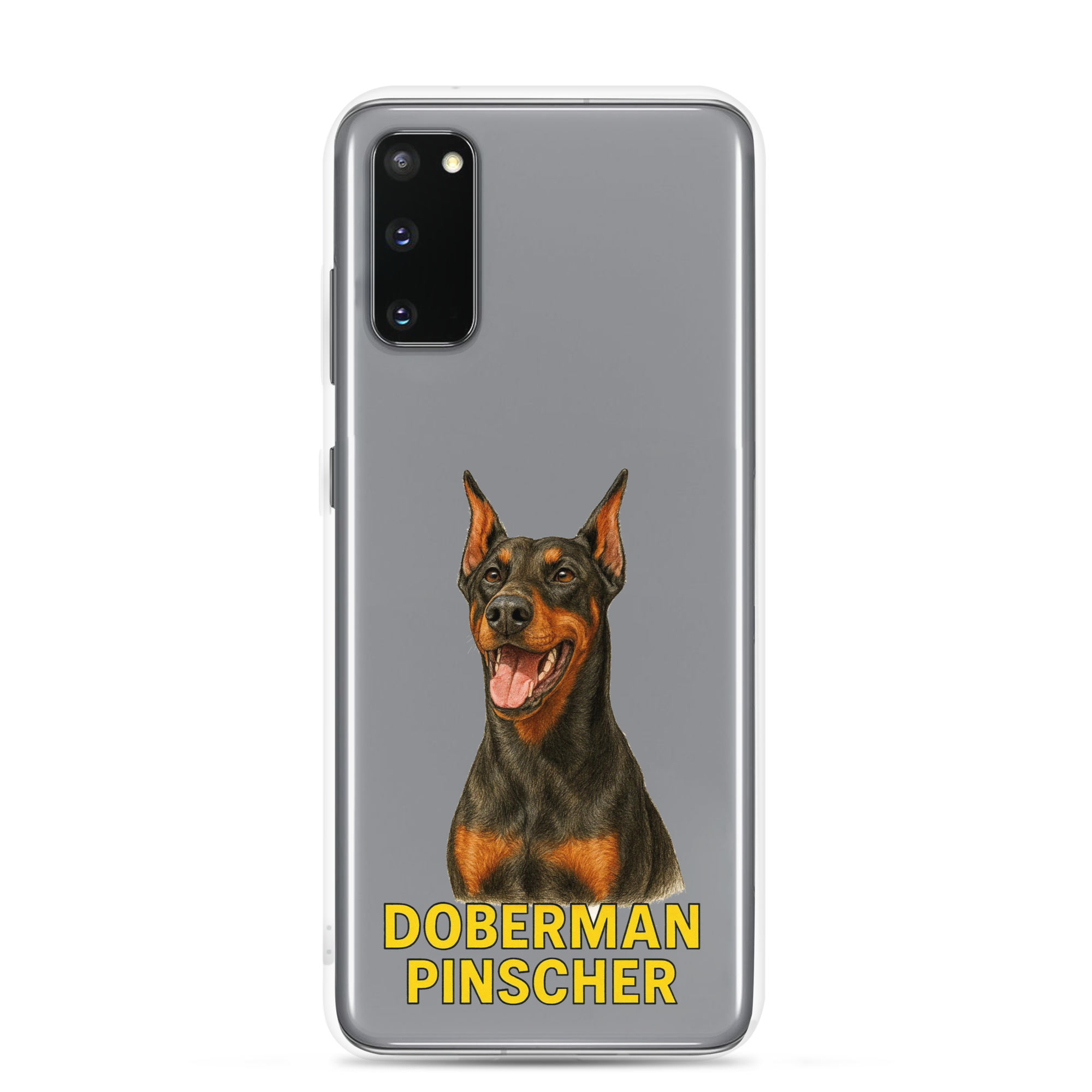 Doberman Pinscher Clear Case for Samsung