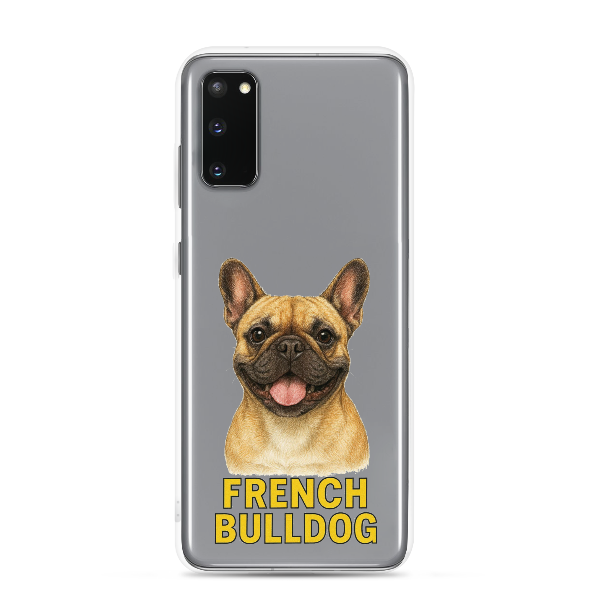 French Bulldog Clear Case for Samsung