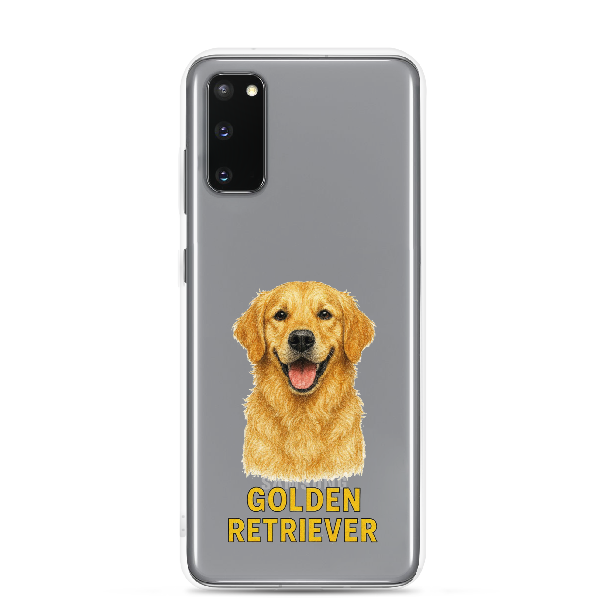 Golden Retriever Clear Case for Samsung