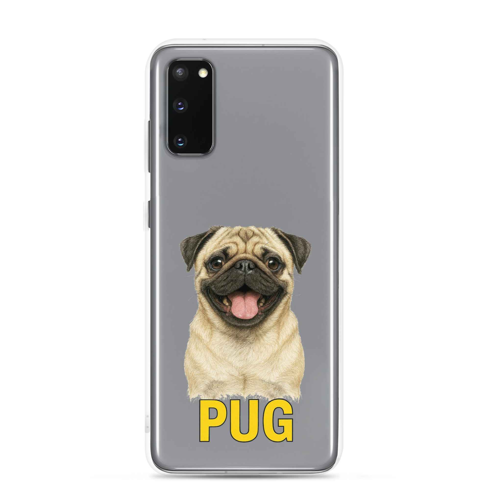 Pug Clear Case for Samsung