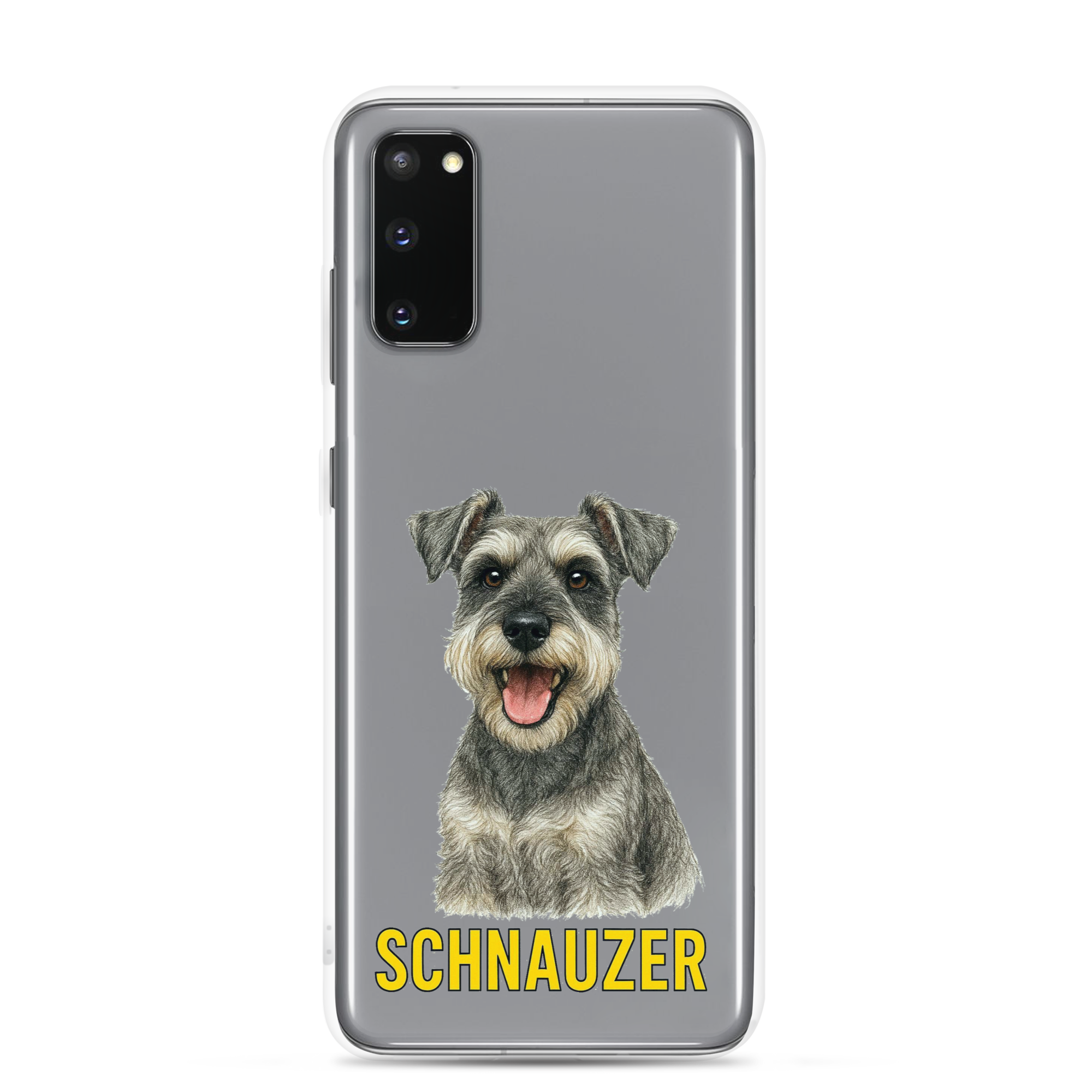Schnauzer Clear Case for Samsung
