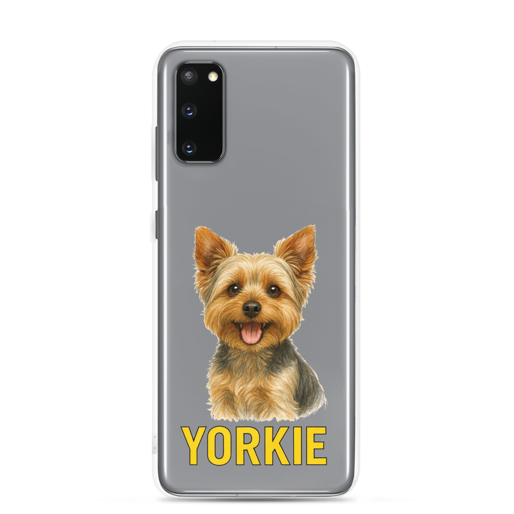 Yorkie Clear Case for Samsung