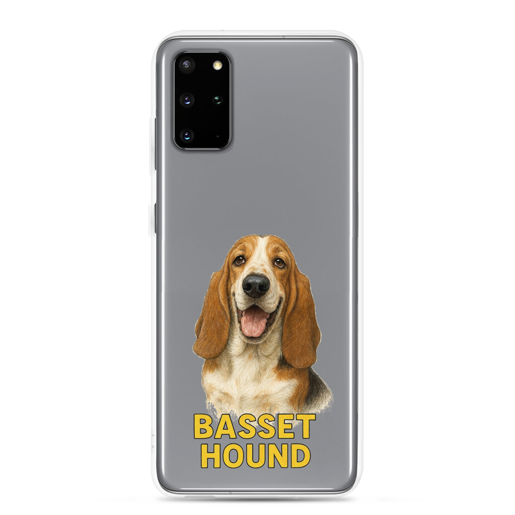 Basset Hound Clear Case for Samsung