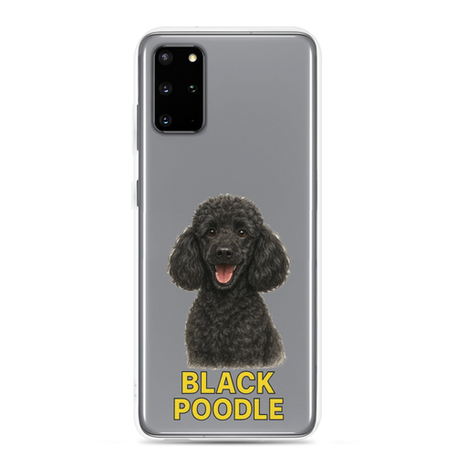 Black Poodle Clear Case for Samsung