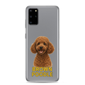 Brown Poodle Clear Case for Samsung