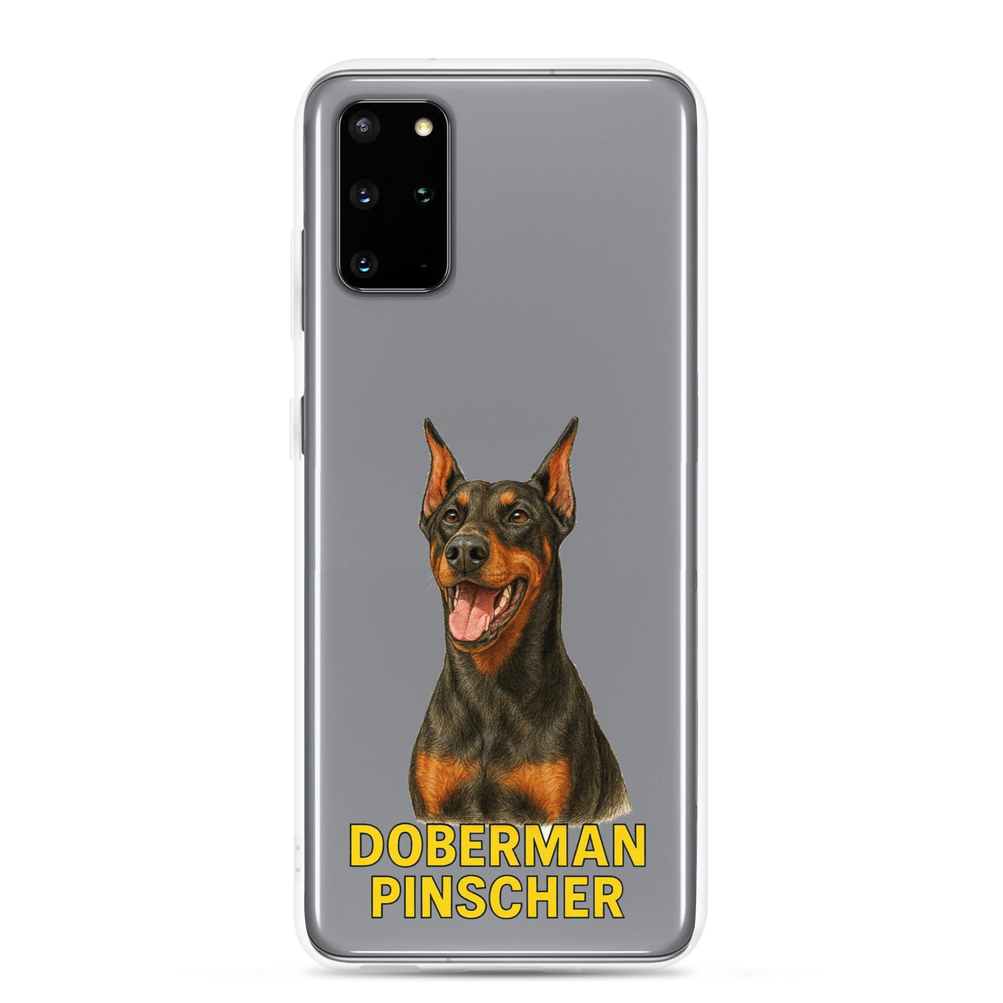 Doberman Pinscher Clear Case for Samsung