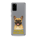 French Bulldog Clear Case for Samsung