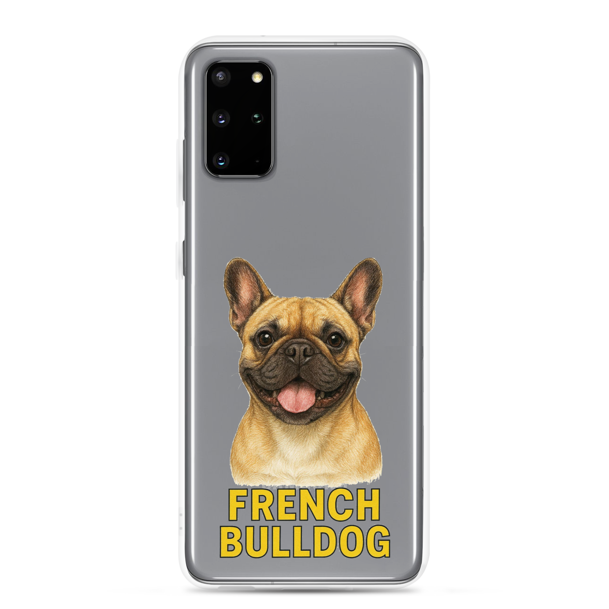 French Bulldog Clear Case for Samsung