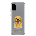 Golden Retriever Clear Case for Samsung