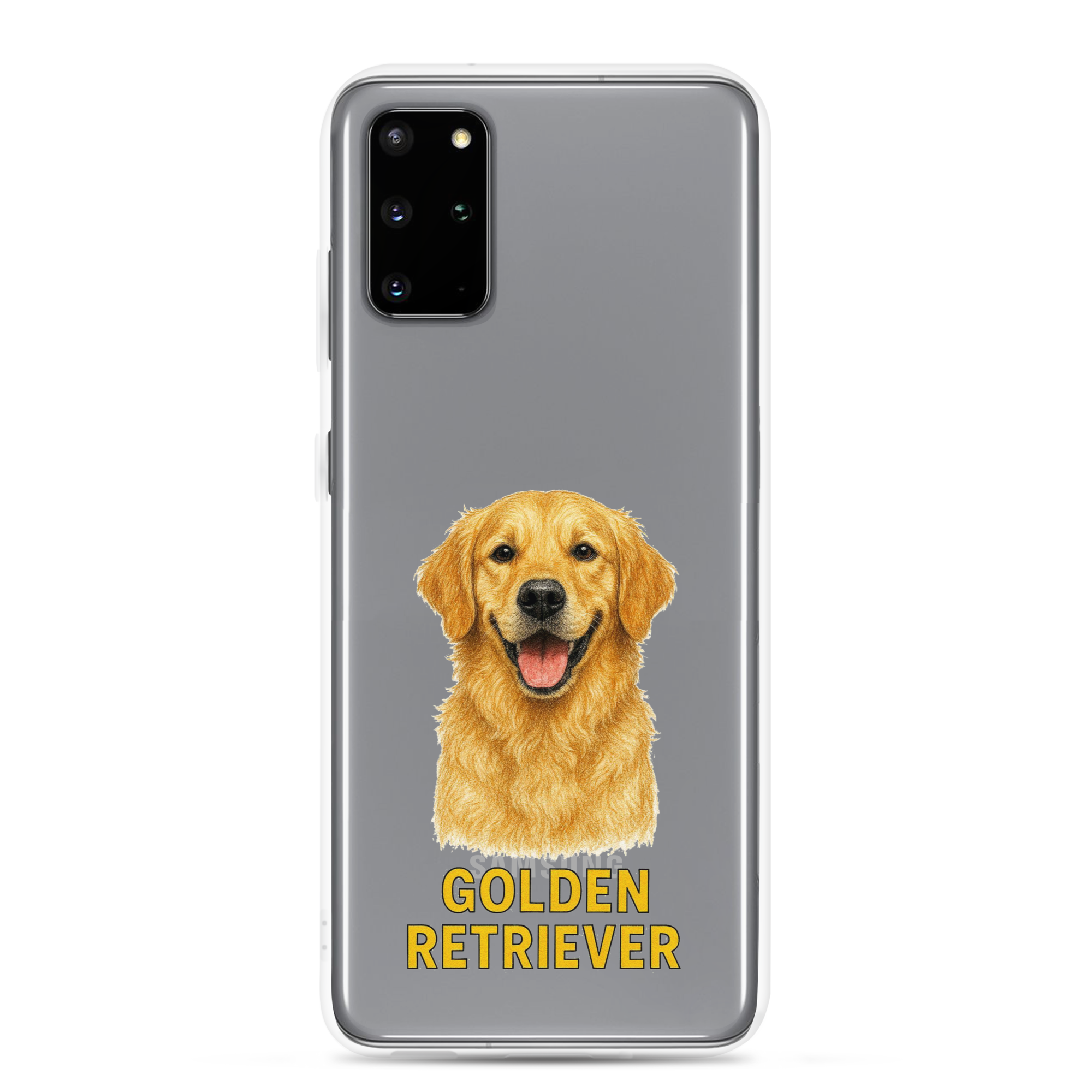 Golden Retriever Clear Case for Samsung