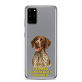 German Shorthaired Pointer Clear Case for Samsung