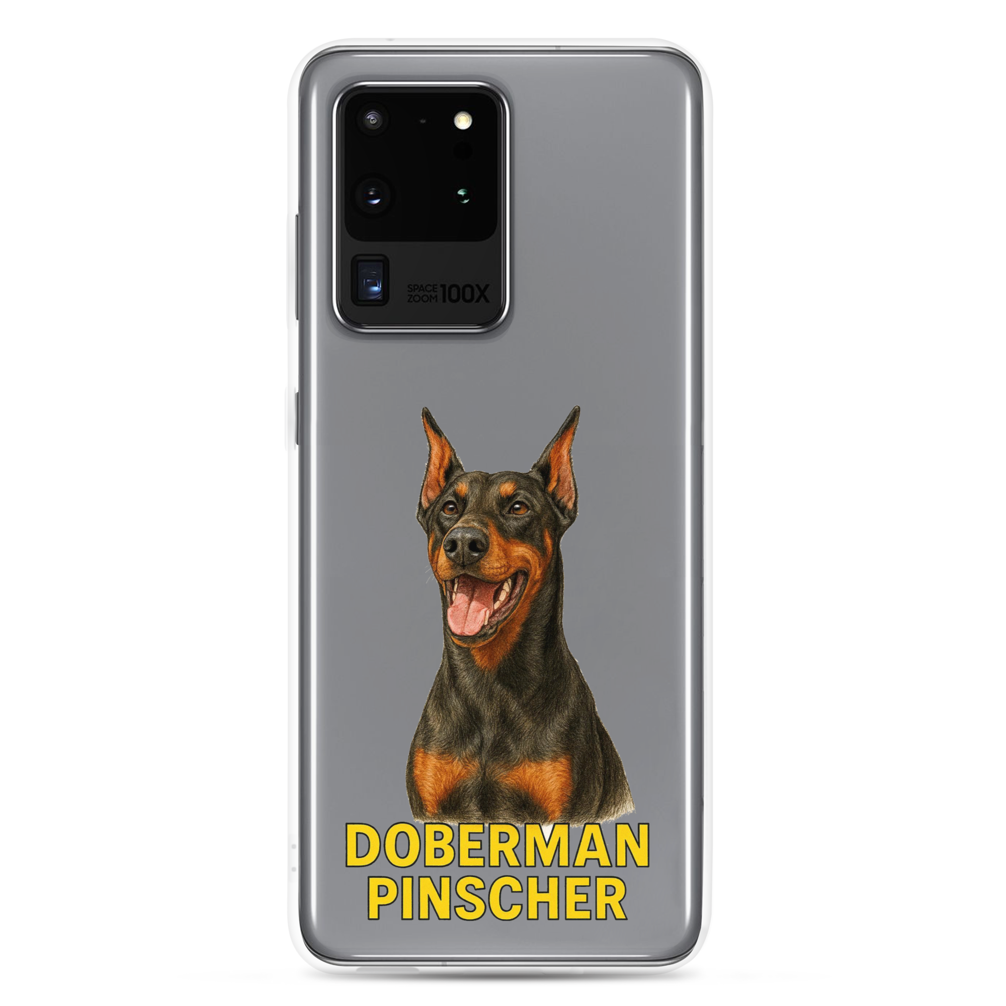 Doberman Pinscher Clear Case for Samsung