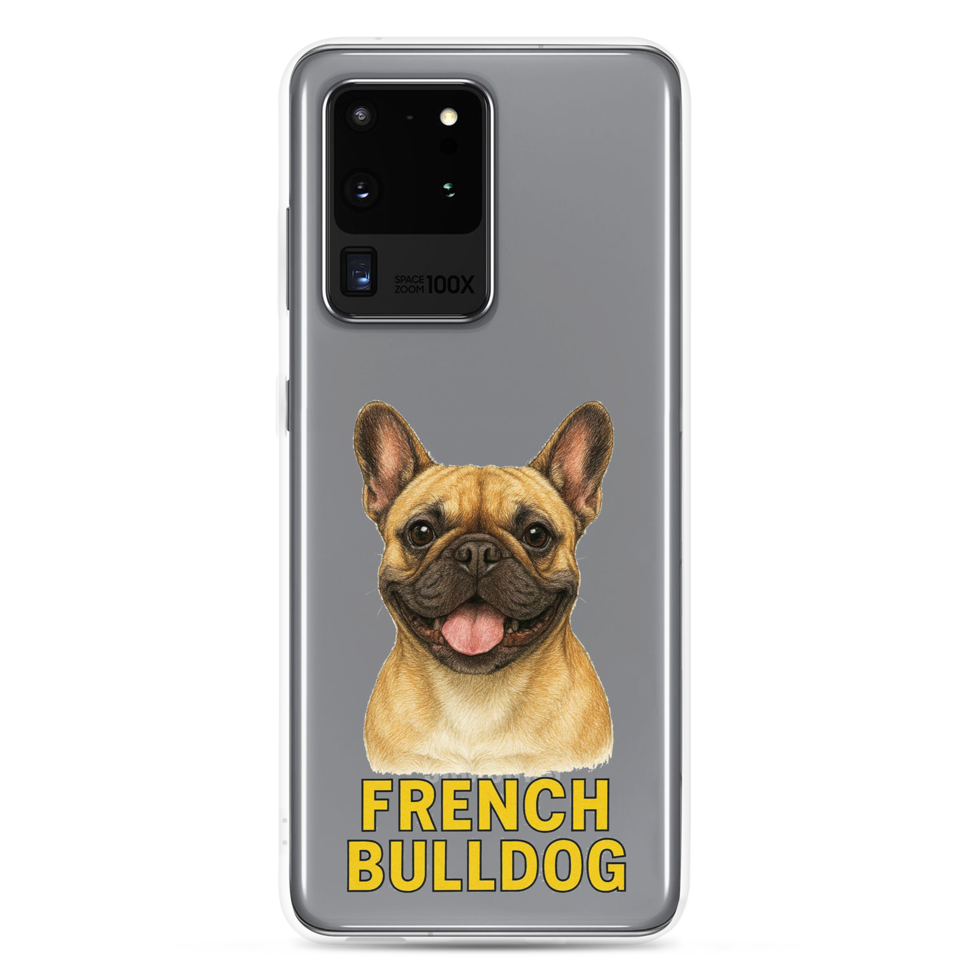 French Bulldog Clear Case for Samsung