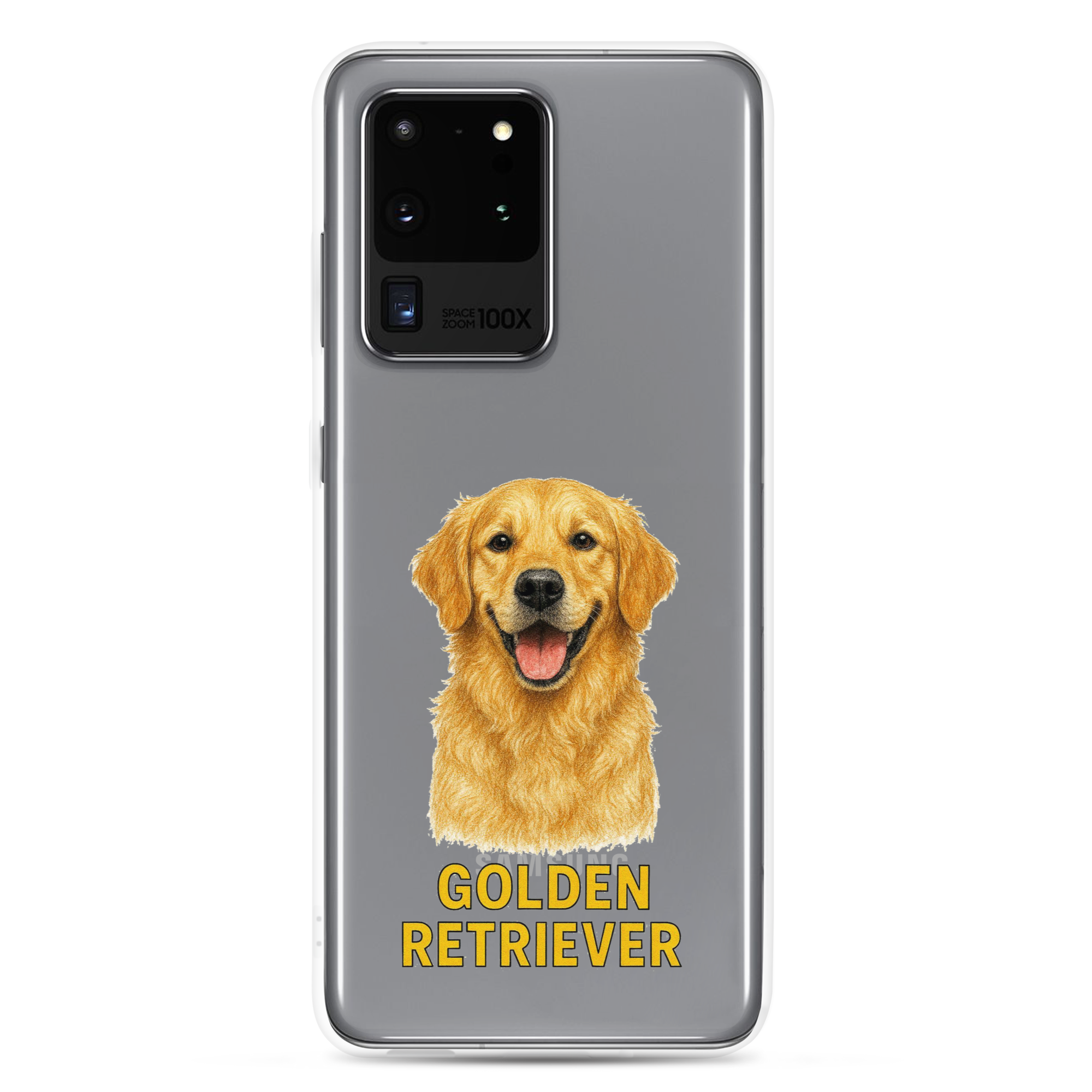 Golden Retriever Clear Case for Samsung