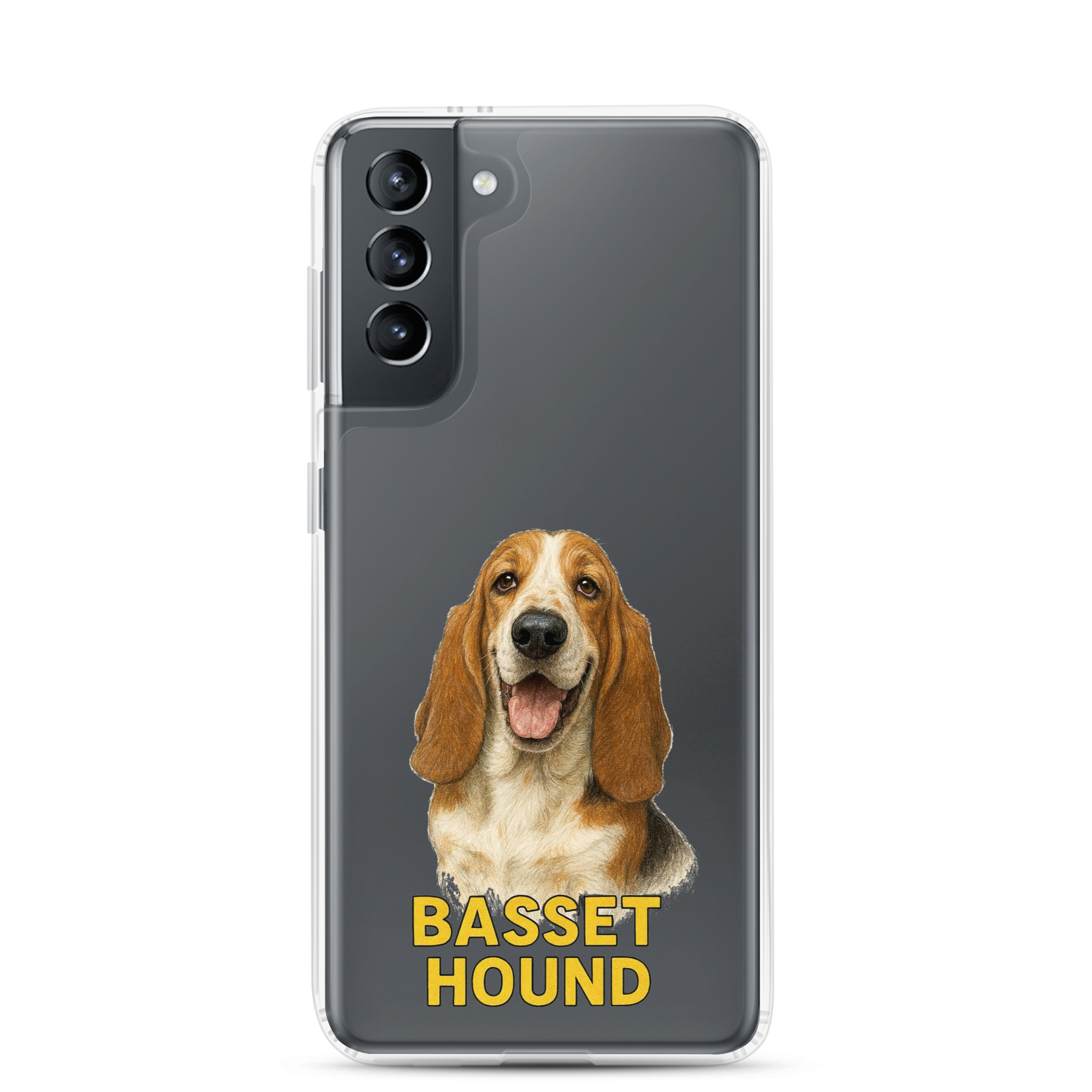 Basset Hound Clear Case for Samsung