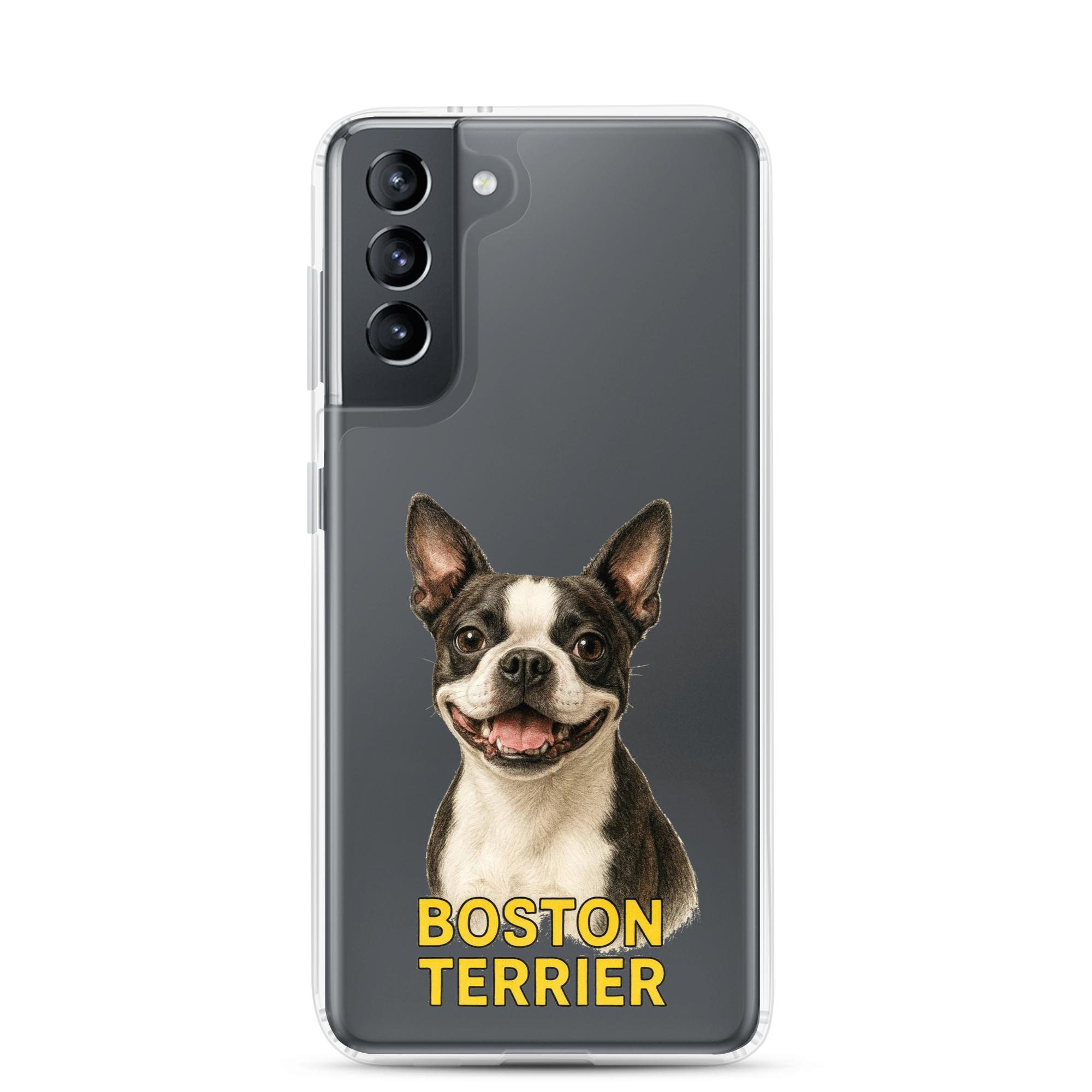 Boston Terrier Clear Case for Samsung