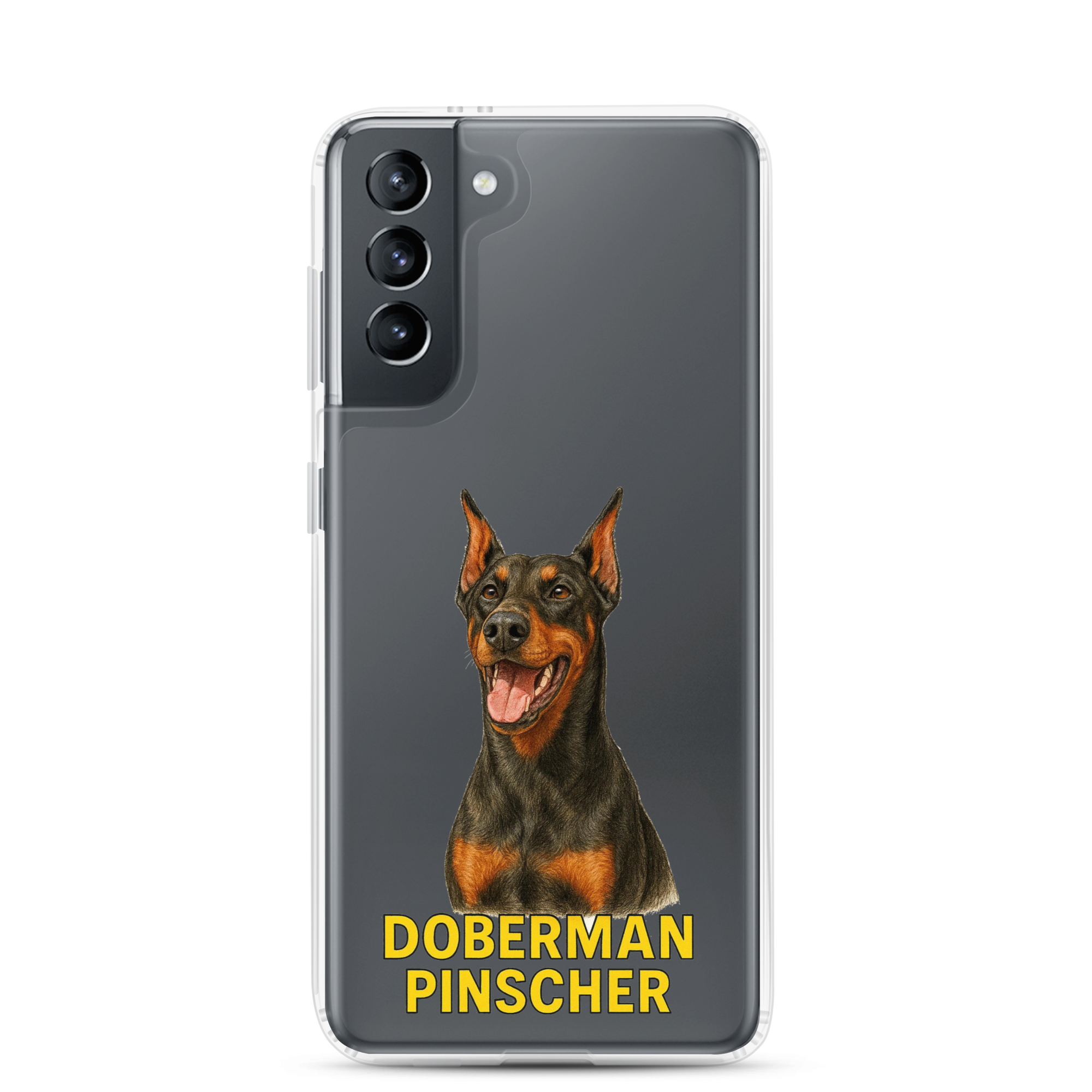 Doberman Pinscher Clear Case for Samsung