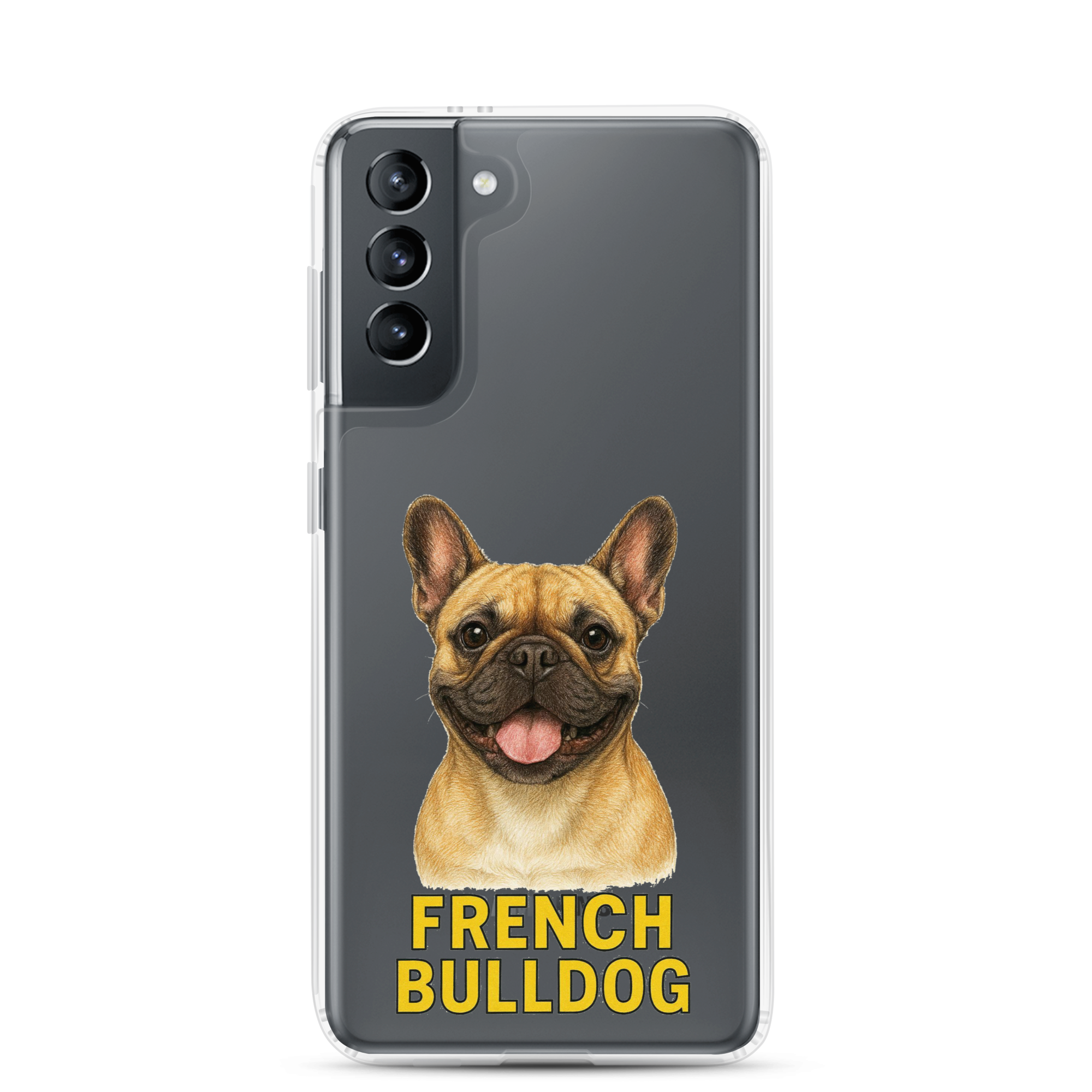 French Bulldog Clear Case for Samsung
