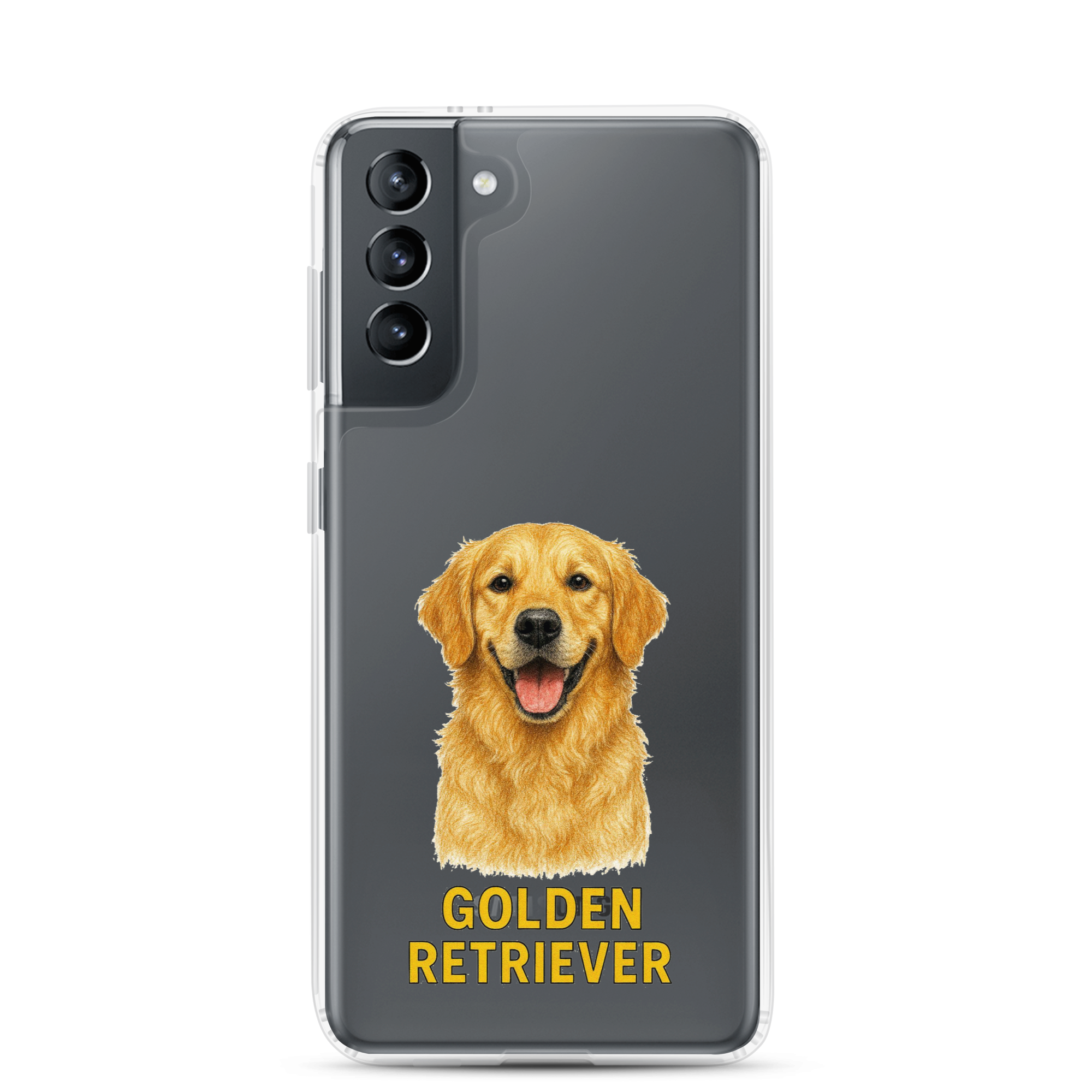 Golden Retriever Clear Case for Samsung
