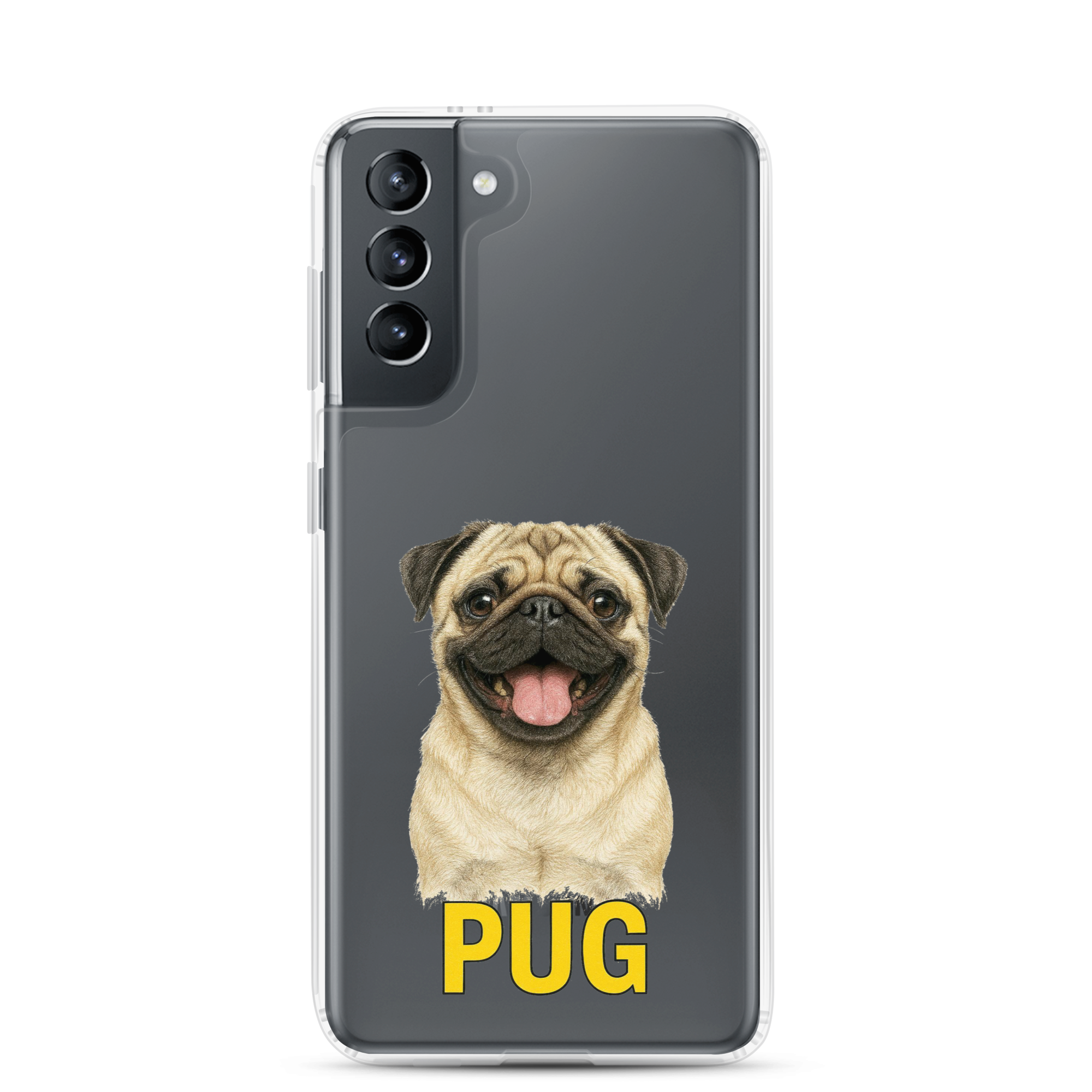 Pug Clear Case for Samsung