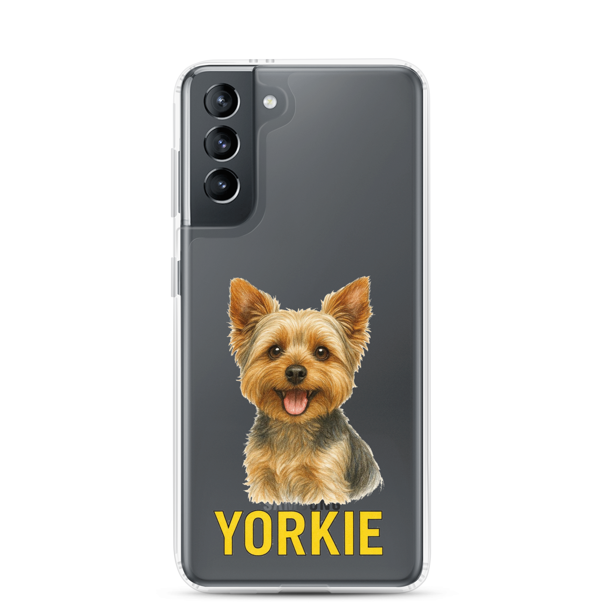 Yorkie Clear Case for Samsung
