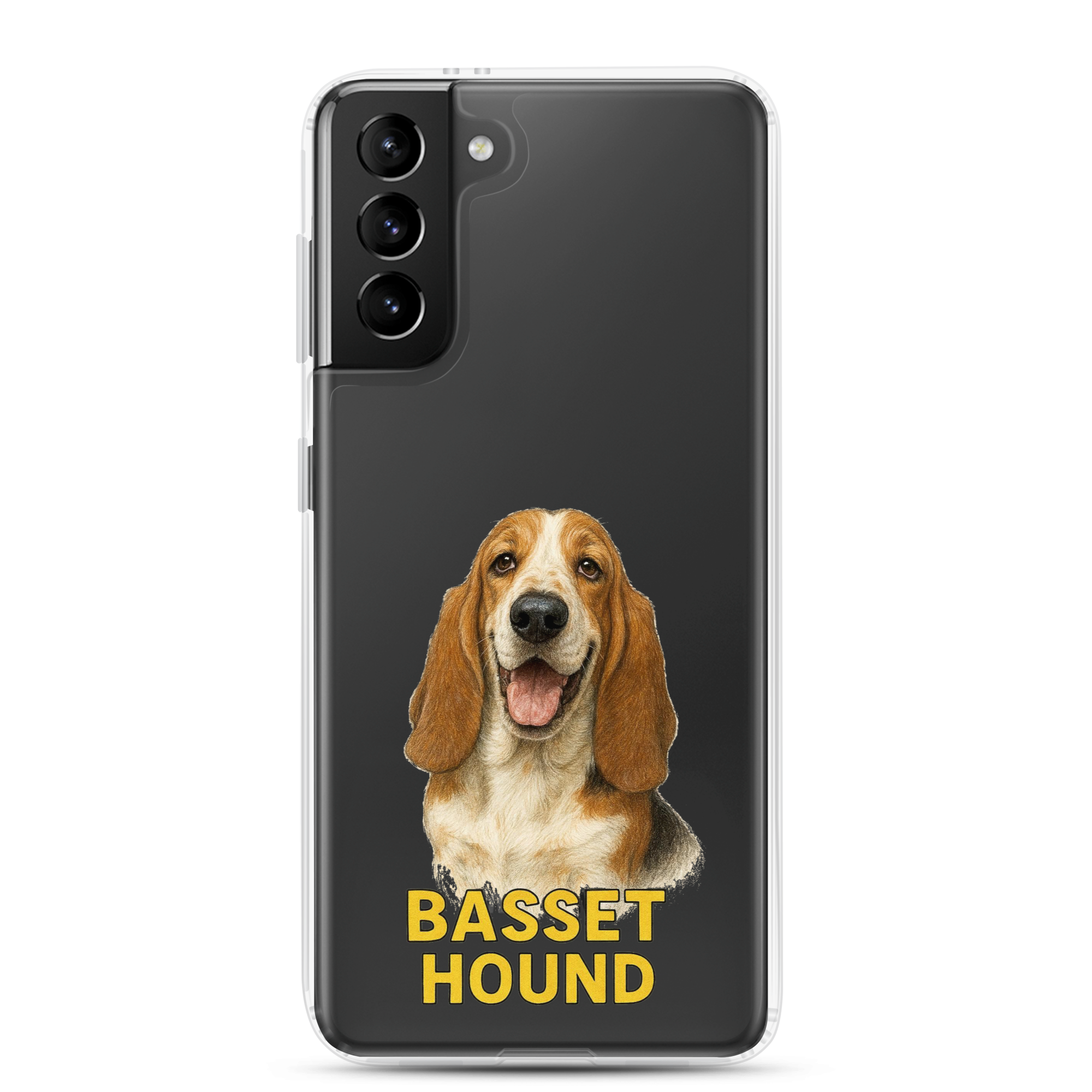 Basset Hound Clear Case for Samsung