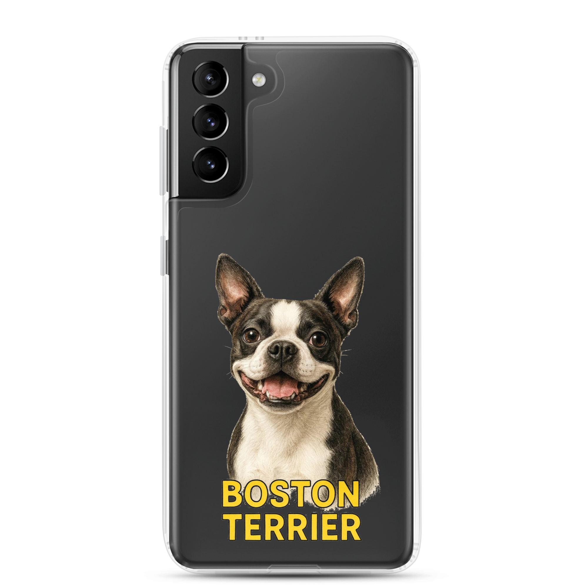 Boston Terrier Clear Case for Samsung