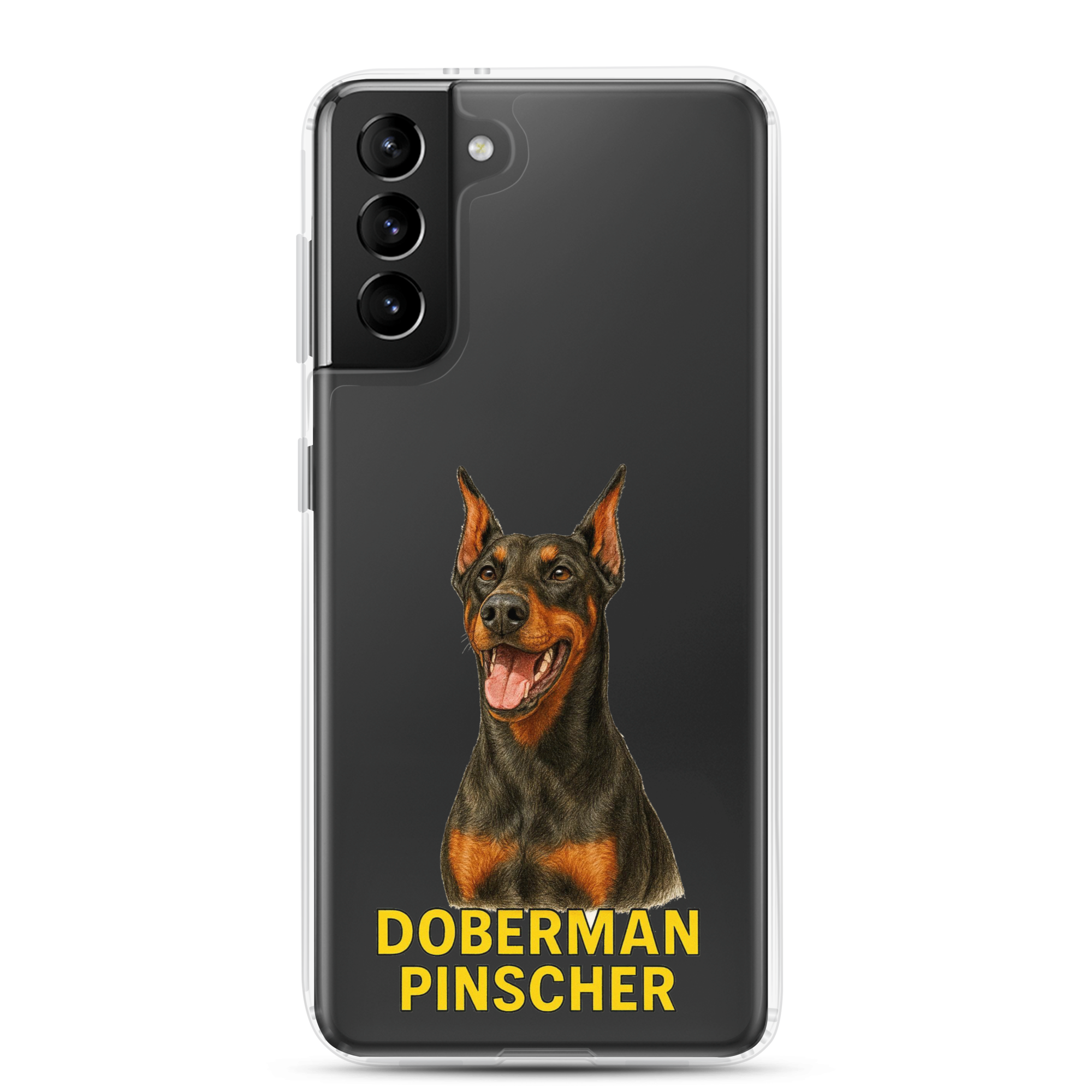 Doberman Pinscher Clear Case for Samsung