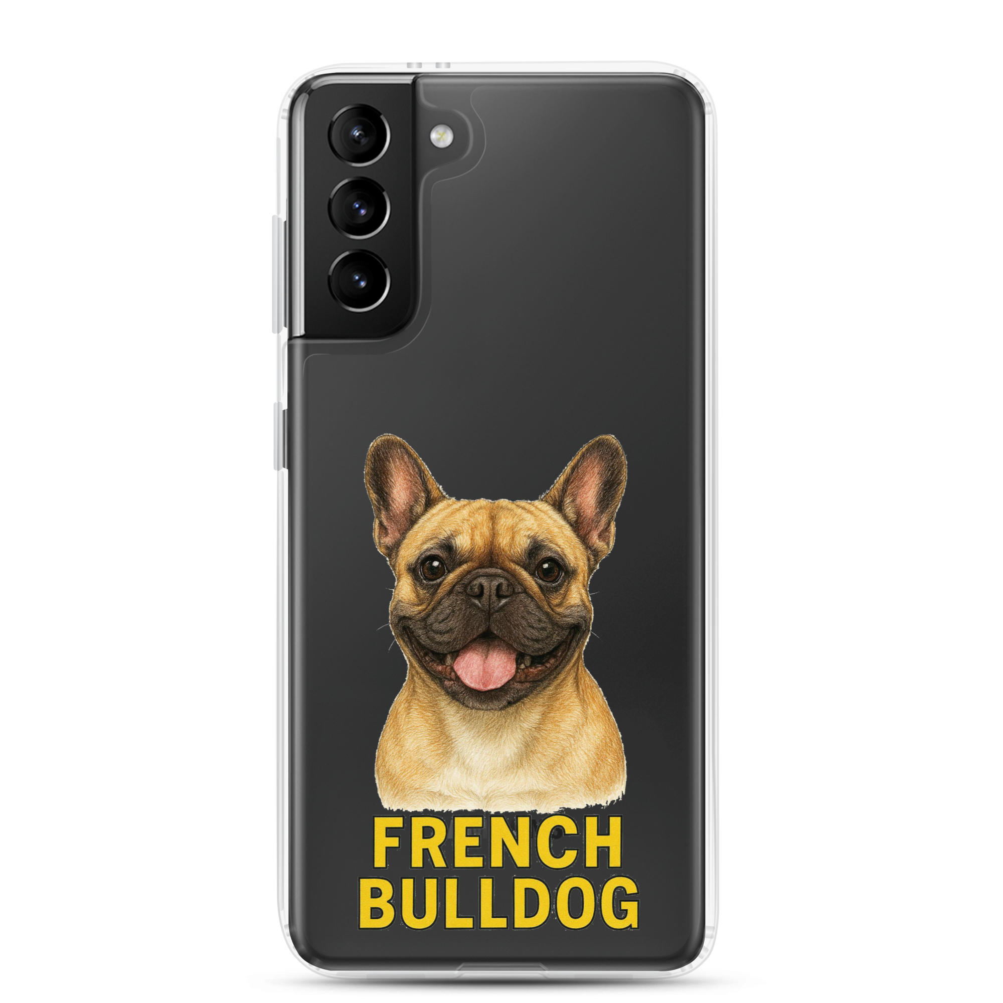 French Bulldog Clear Case for Samsung